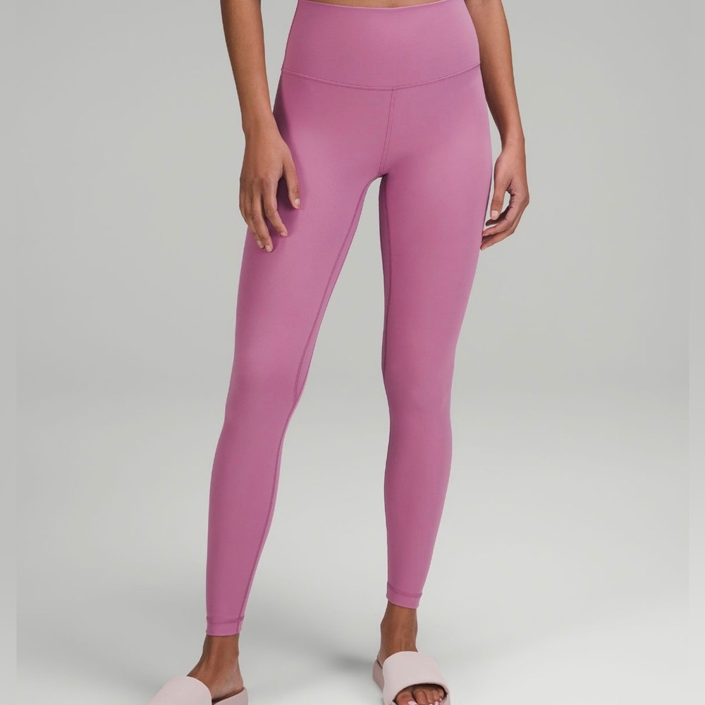 Lululemon align high rise pants 28” velvet dust